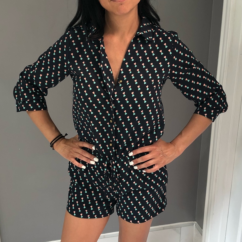 Maison jules long sleeve romper.